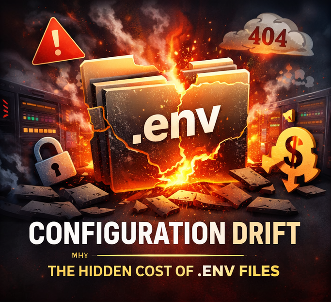 The hidden cost of Configuration Drift: Why .env files don't scale anymore